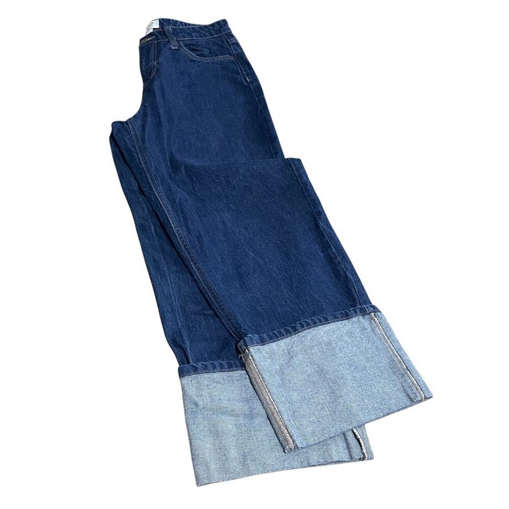 Kate Spade New York x Target High Rise Straight Leg Wide Cuff Jeans - Size 6 - Picture 2 of 5